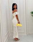 Dress white Flaminia
