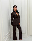 Tailleur Sascha marrone