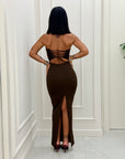 Dress Prisca marrone