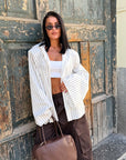 Camicia a righe
