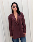 Giacca Just bordeaux