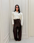 Pantalone Penelope marrone
