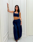Coordinato Ceyda blu