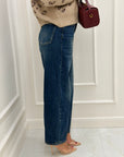 Denim Ele mom fit