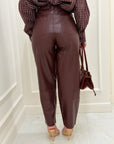 Pantalone in ecopelle Hubaba