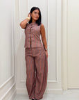Coordinato Gadea coccio e brown