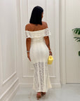 Dress white Flaminia