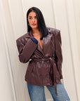 Giacca Bertha bordeaux