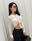 Cardigan crop Isa