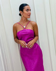 Dress Chika magenta