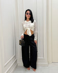 Cardigan crop Isa