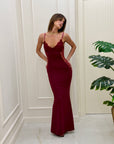 Vestito Octavia Bordeaux
