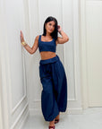 Coordinato Begona blu