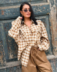 Camicia a quadri Elide