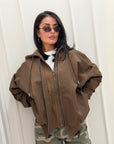 Bomber Hazel marrone