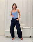 Pantalone Frieda blu