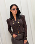 Blusa Malica Brown