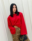 Felpa Jimena rossa