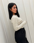 Polo a costine Ipek beige