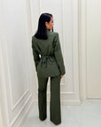 Tailleur Sascha verde