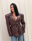 Giacca Bertha bordeaux