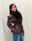 Giacca Bertha bordeaux