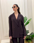 Tailleur marrone Lola