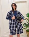 Tailleur quadri Elodie