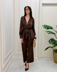 Tailleur Farah brown