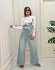 Salopette in denim Memoire