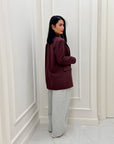 Giacca Just bordeaux