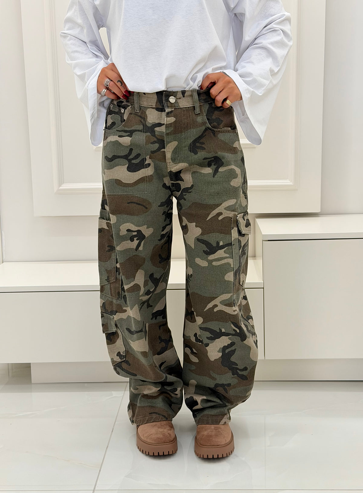 Jeans camouflage Poppy