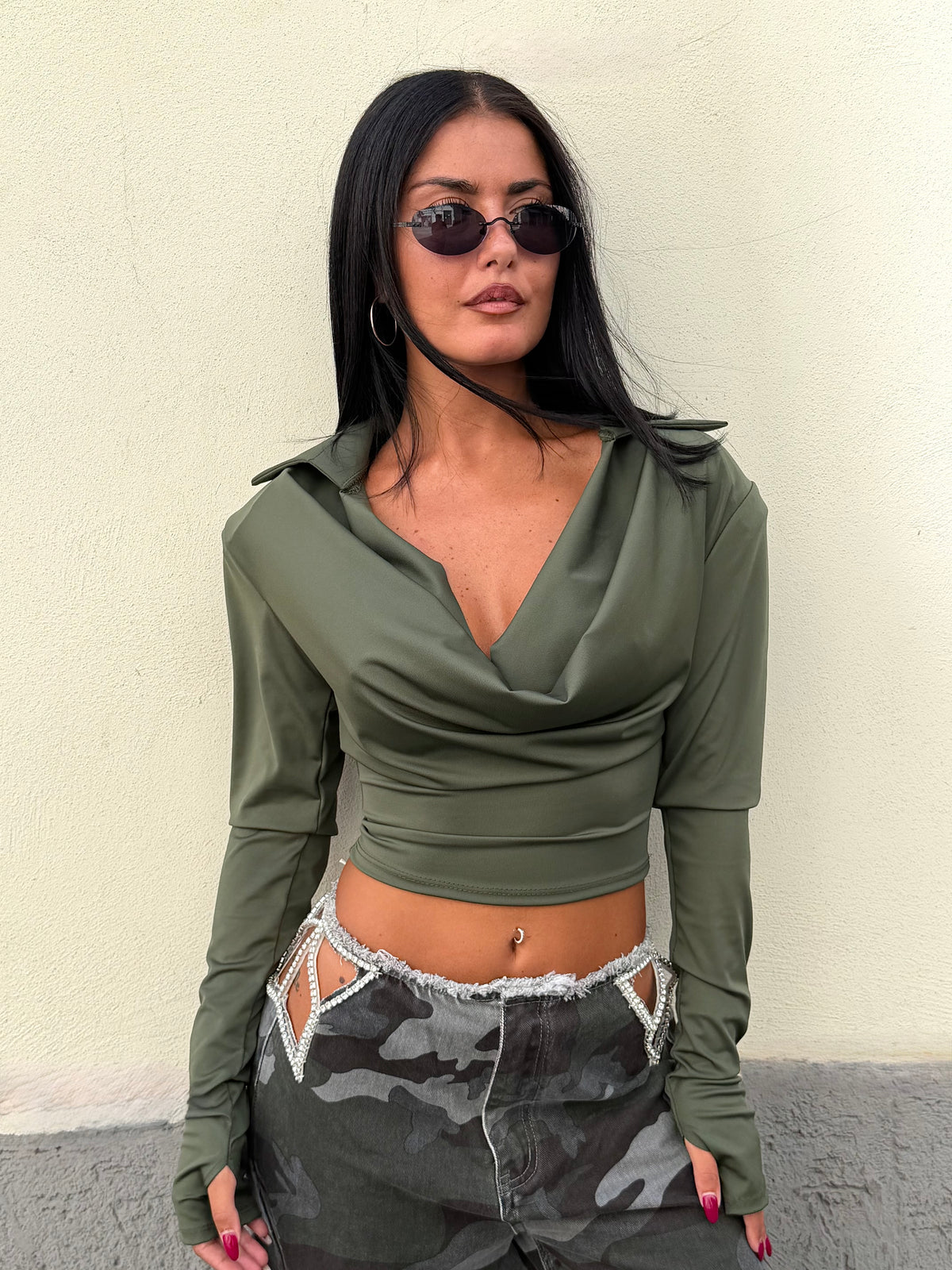 Blusa Teti verde
