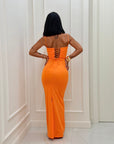 Dress Flora arancio