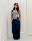 Pantalone Agar Blu