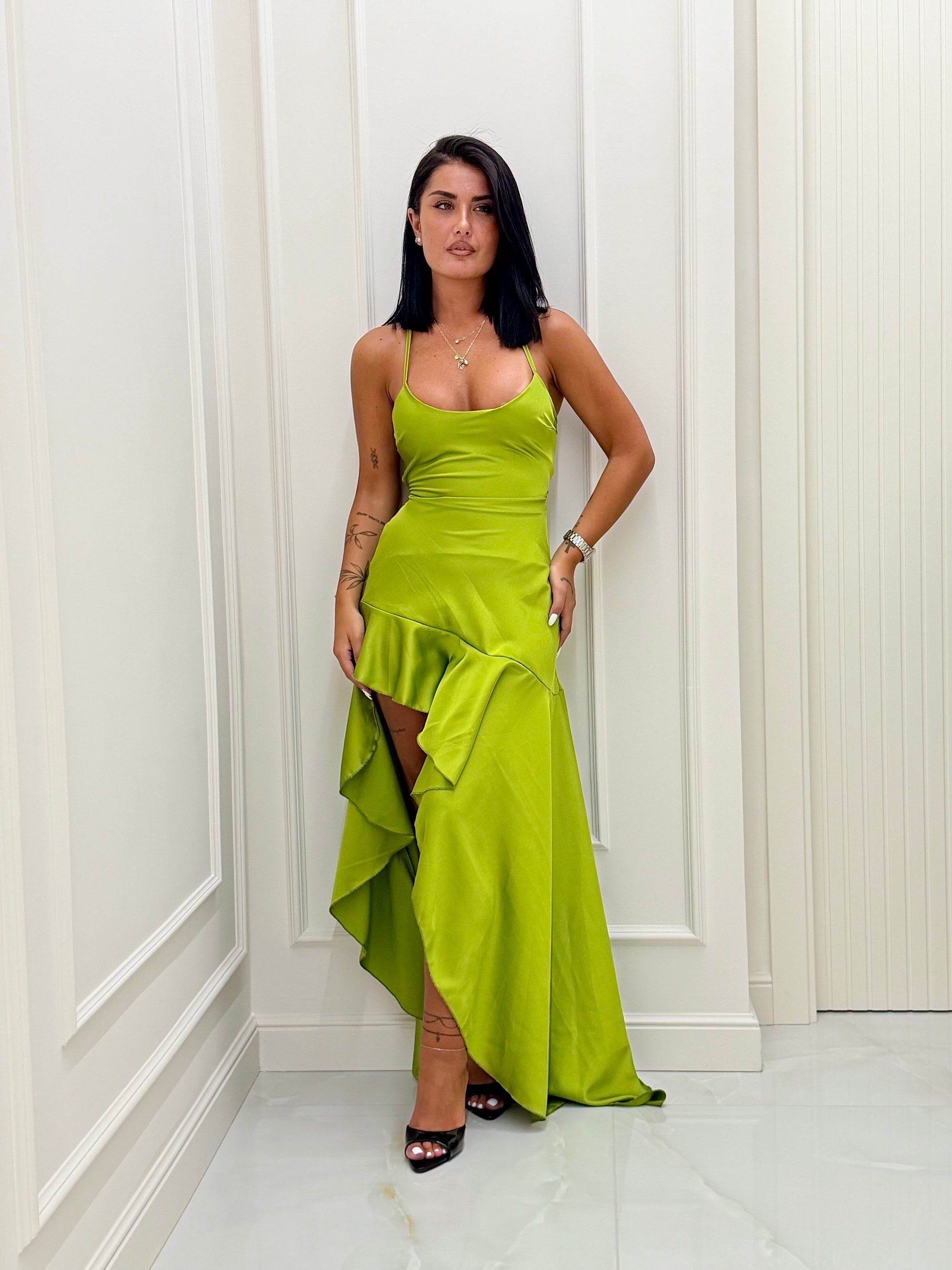 Dress Claribel verde
