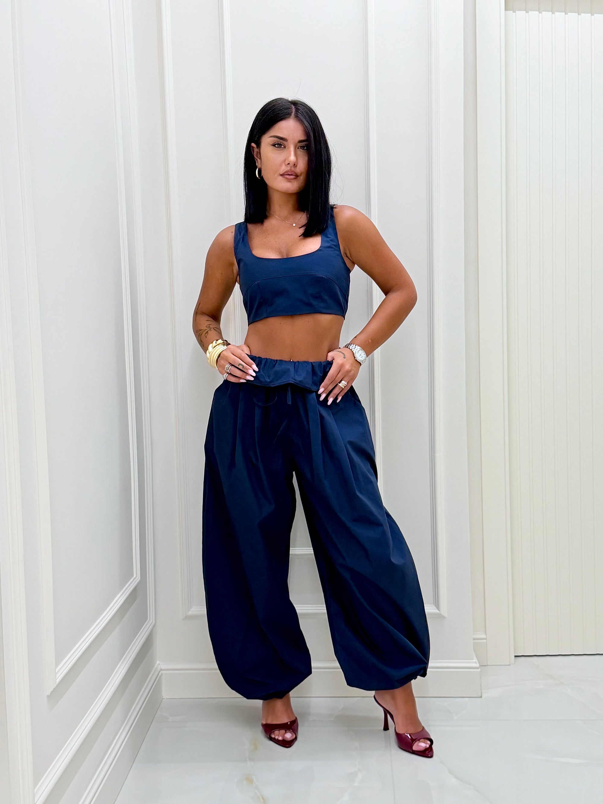 Coordinato Begona blu