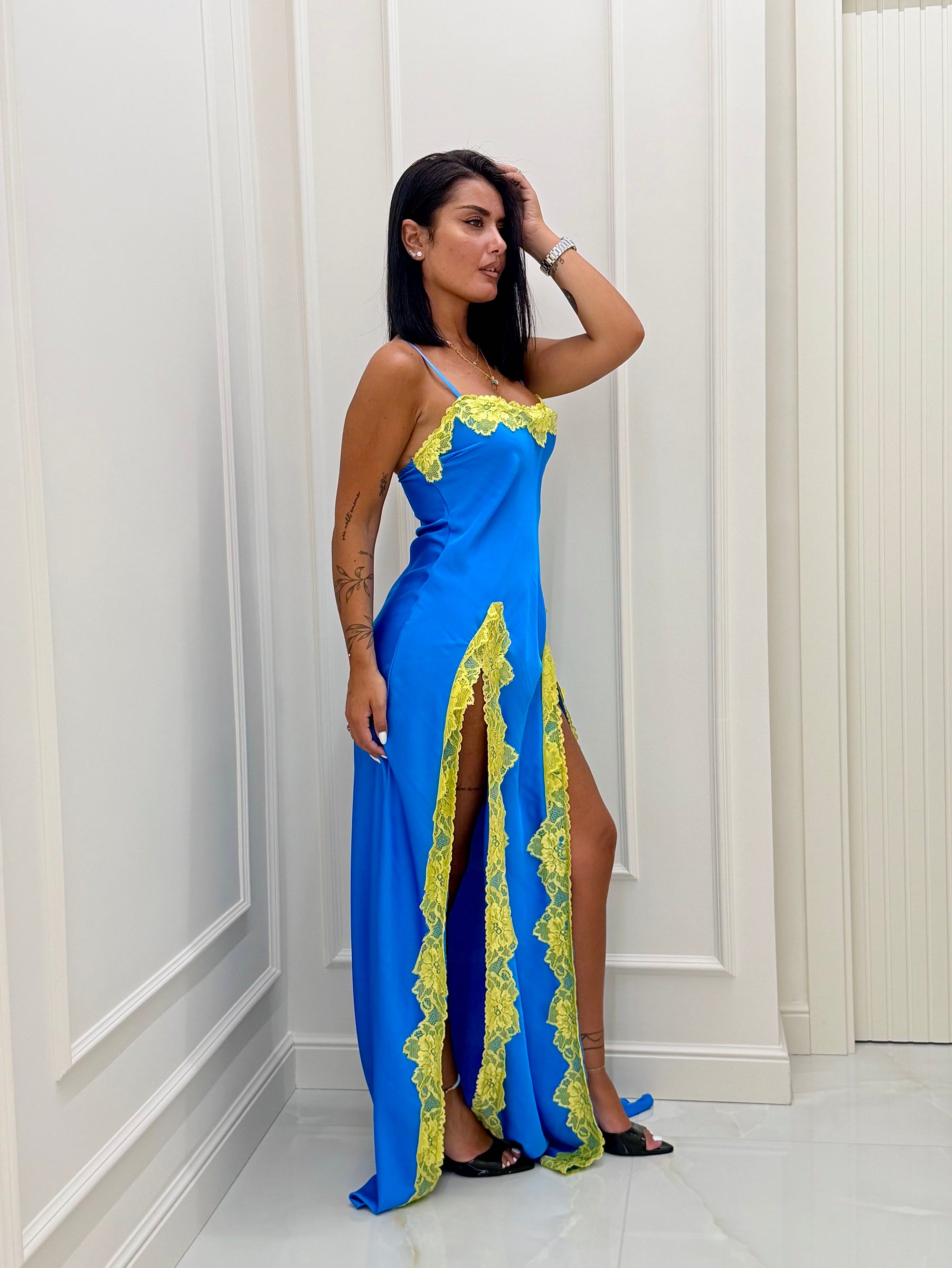 Dress Nurys turchese