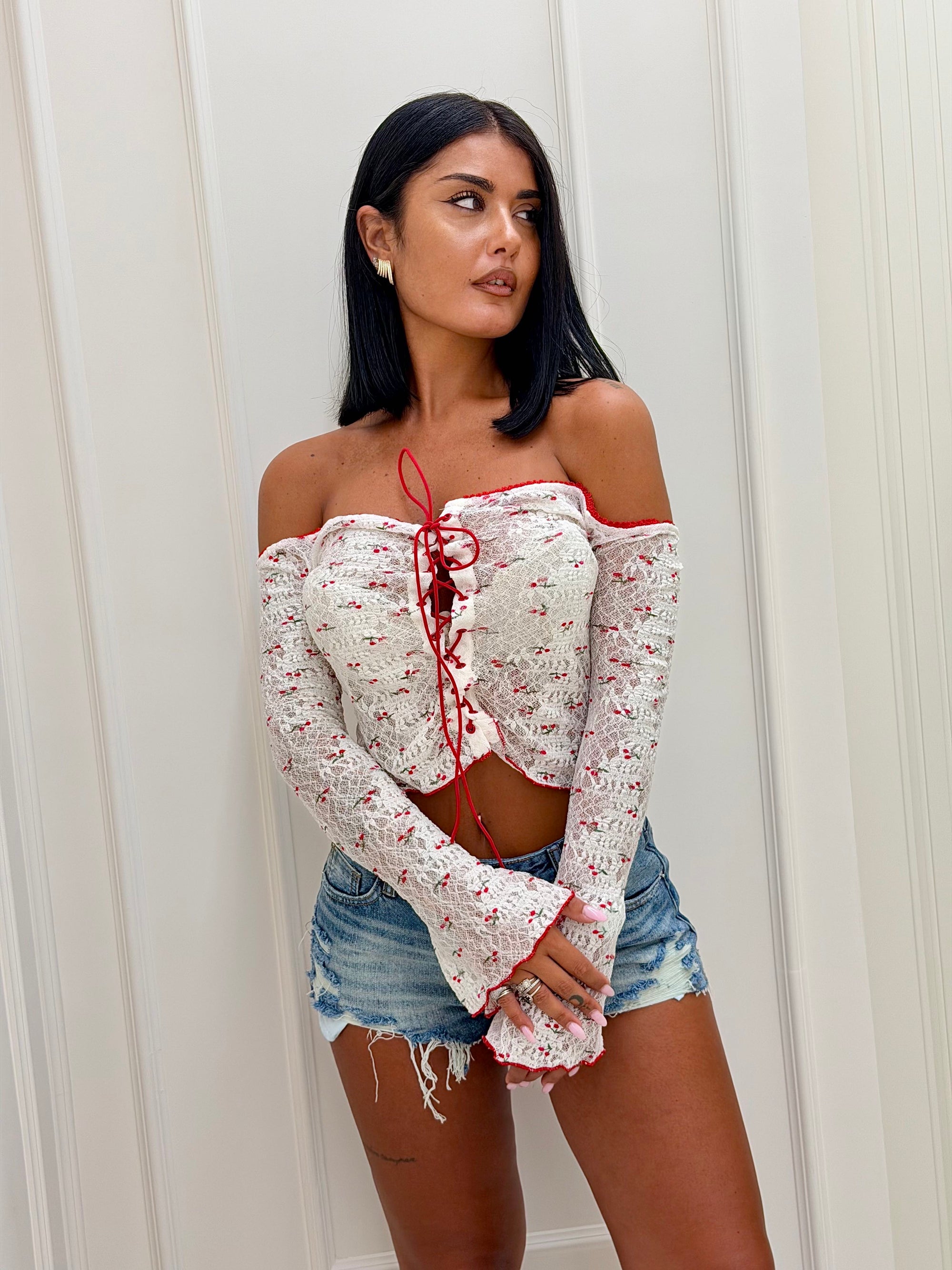 Blusa Ladina Ciliegie
