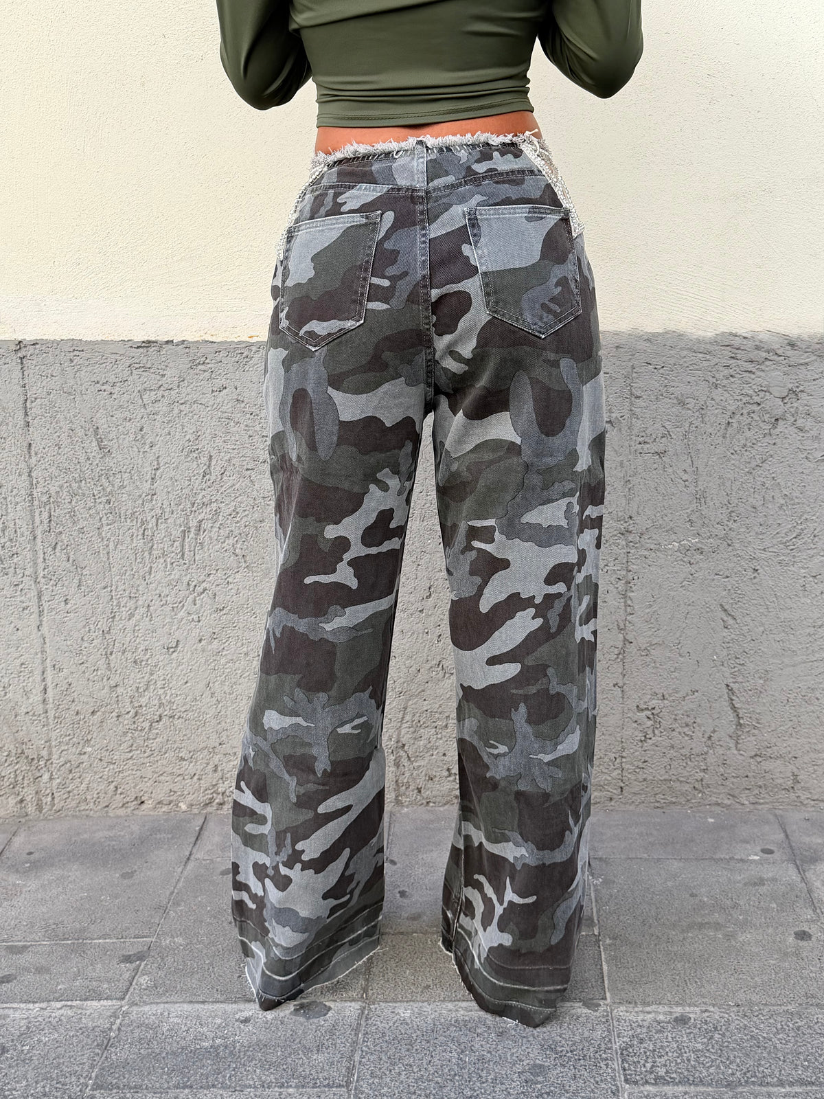 Denim Camouflage Iris