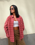 Camicia a quadri Liza