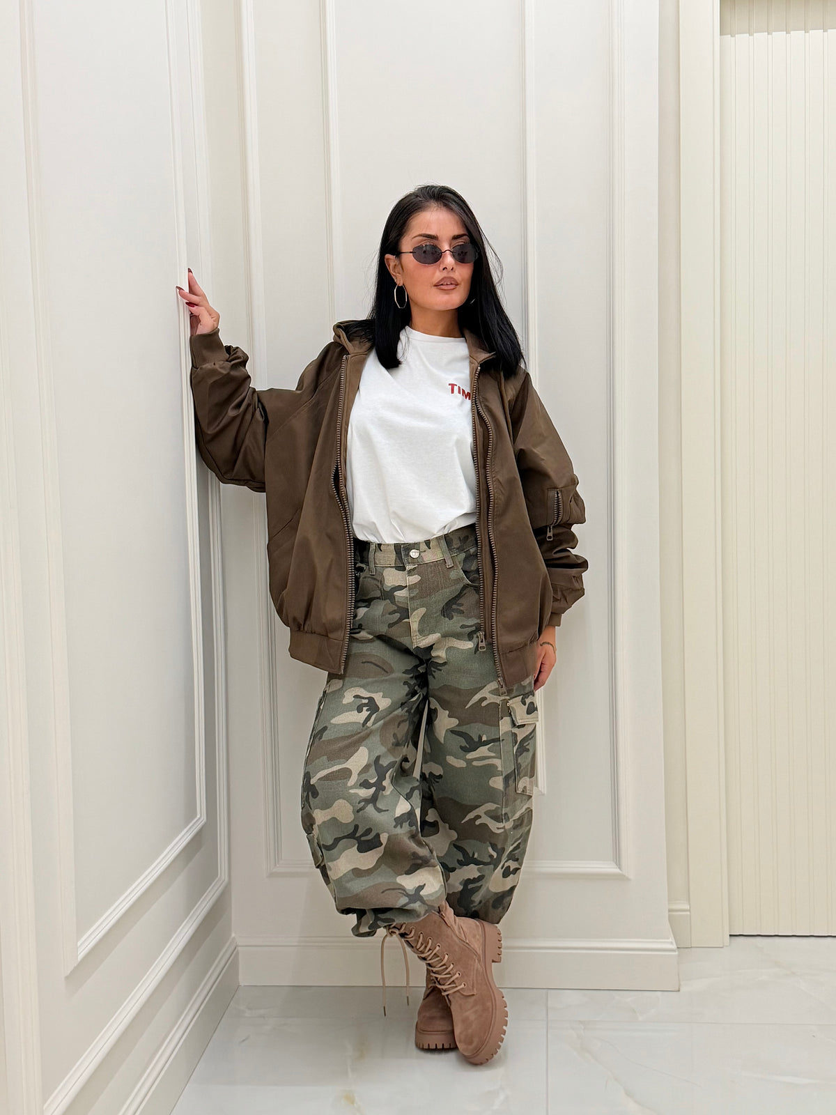 Jeans camouflage Poppy