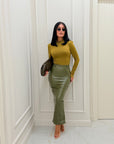Gonna tubino Sabina verde