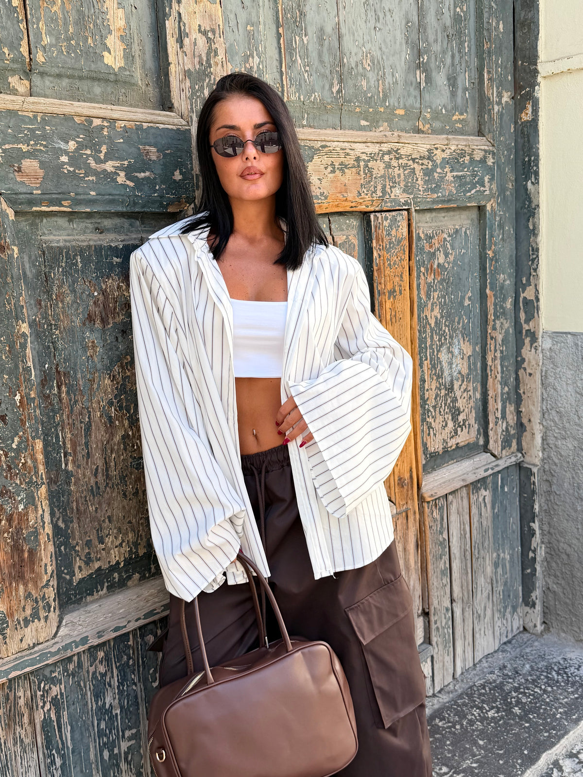 Camicia a righe