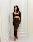 Coordinato Annita marrone