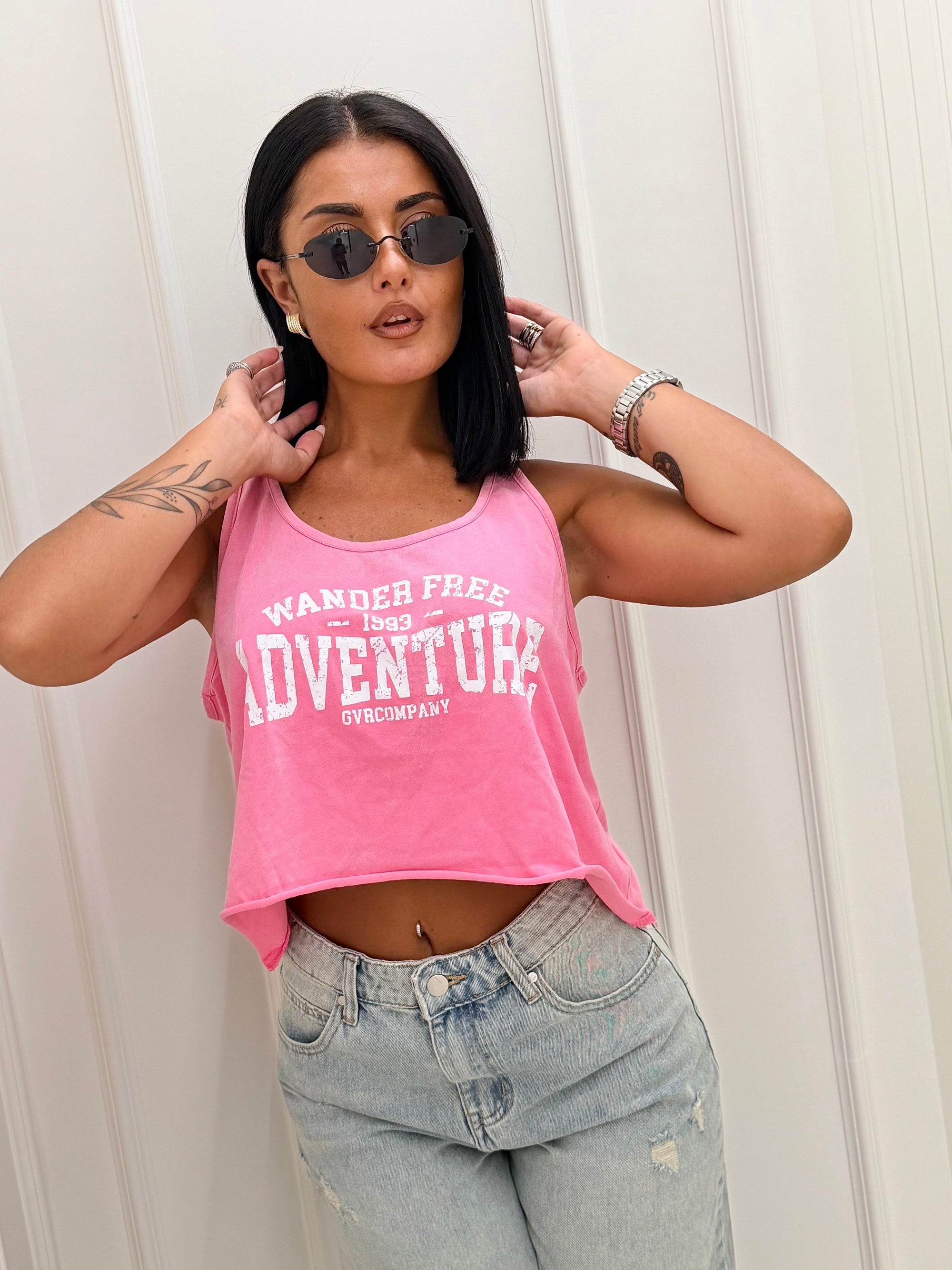 Canotta Adventure pink