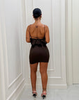 Dress Hiromi marrone e nero