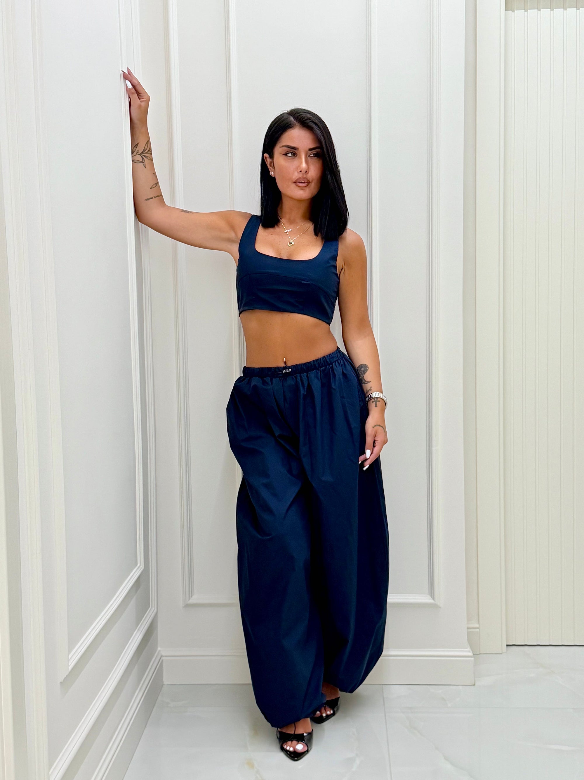 Coordinato Ceyda blu