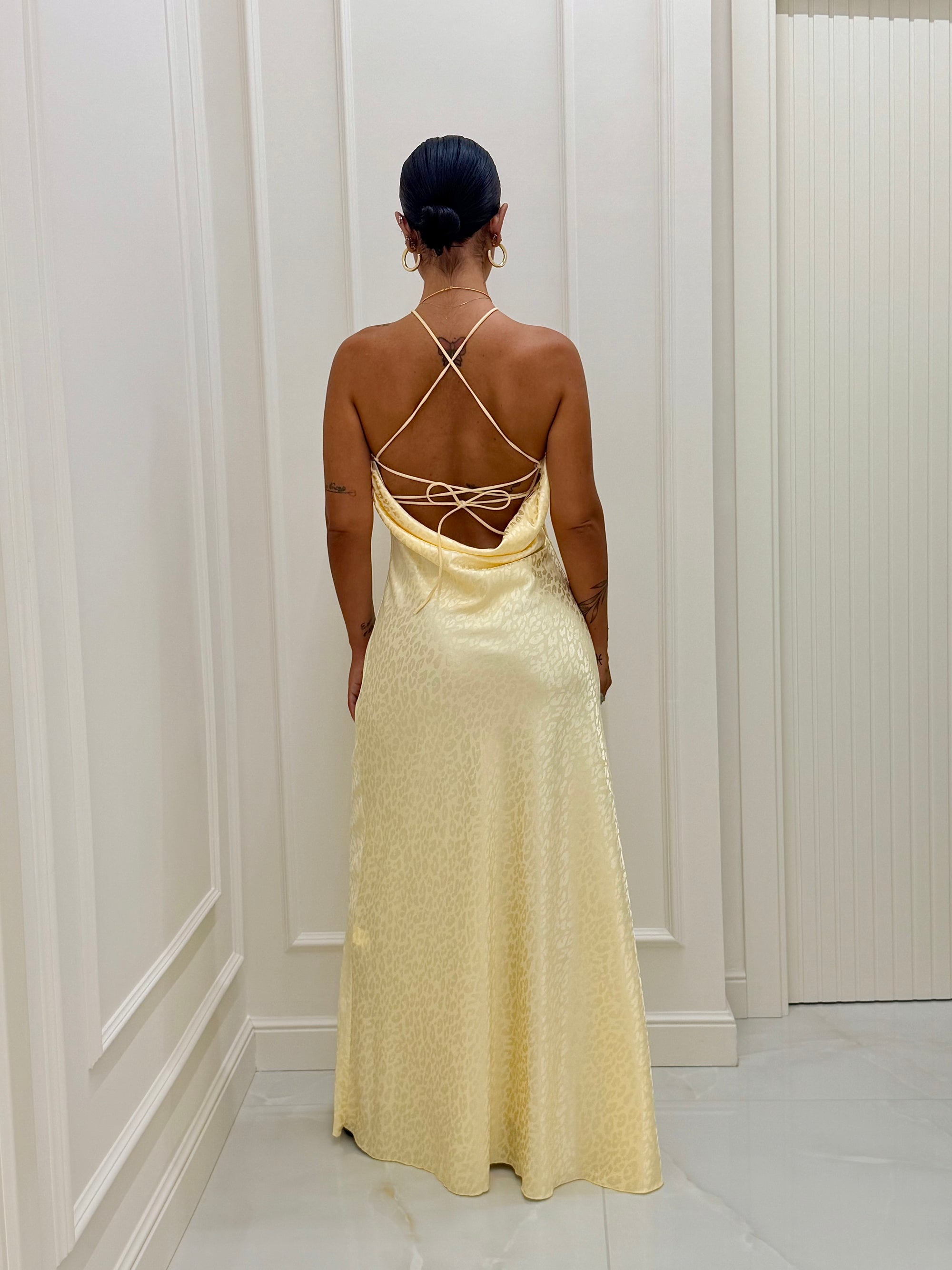 Dress Chika giallo