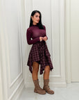 Gonna Amira bordeaux